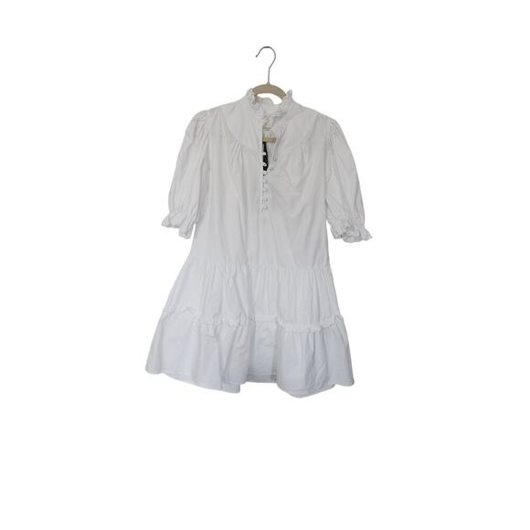 Tuckernuck Pomander Place White Selena Mini Dress Sz S - Picture 5 of 7
